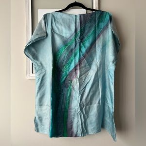 Hand-Dyed Vintage Silk Top